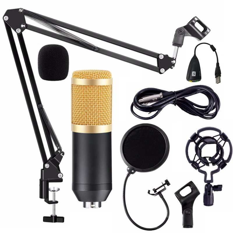 Fábrica venta condensador micrófono conjunto BM800