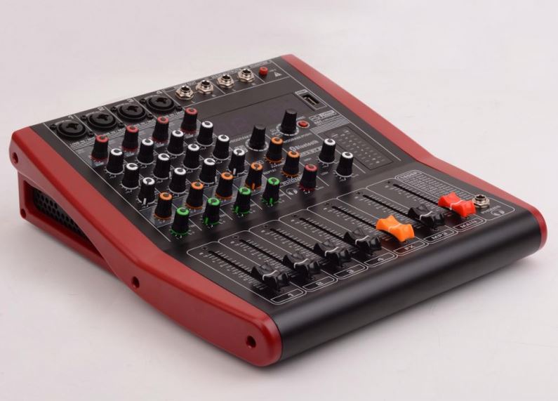 Sistema de sonido DJ de Tiwa 4 canal mezclador de audio pequeño